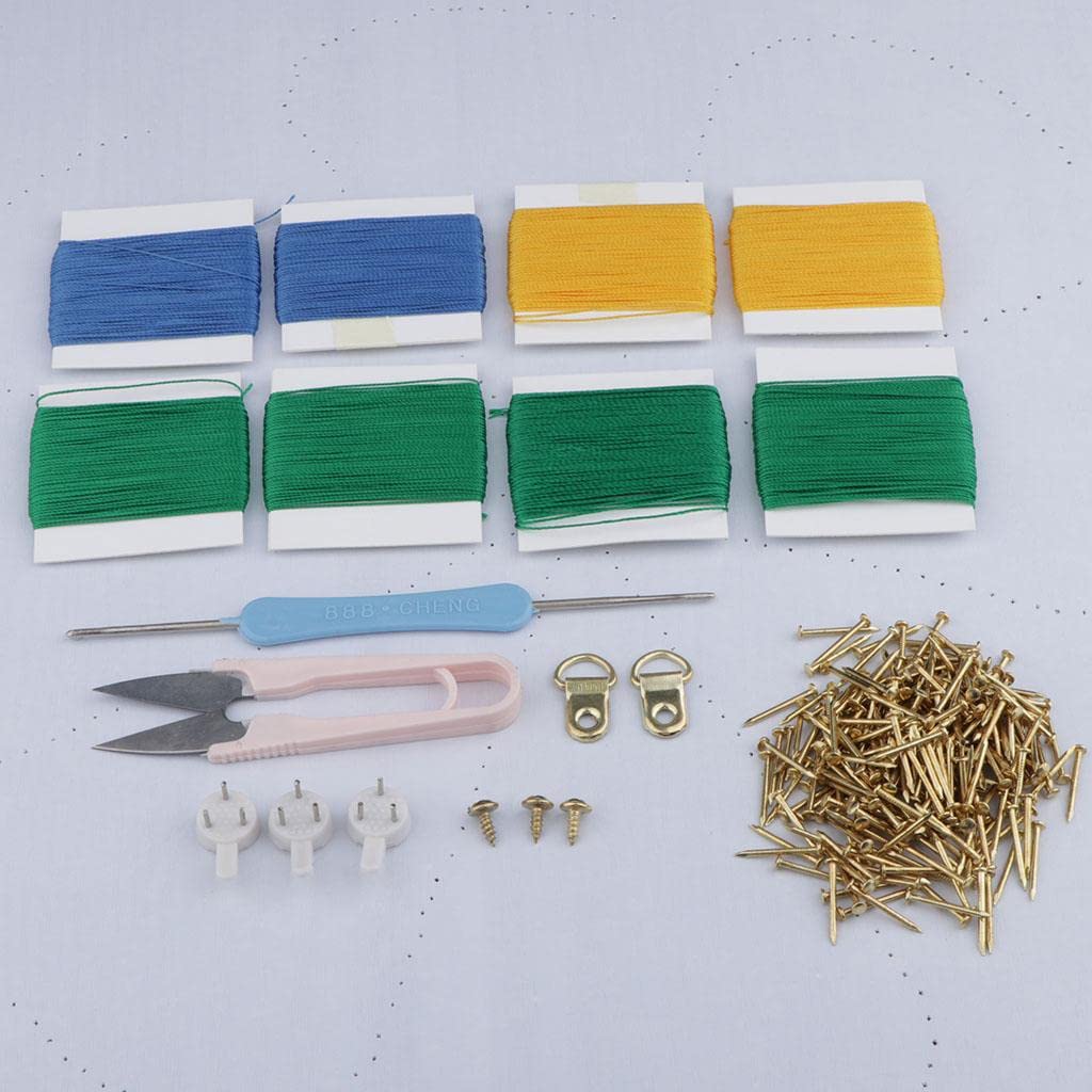 Ysyqkn Kit de Manualidades con Hilo, Pasatiempos Creativos, Clavos, Hilo, Kit de Bordado, Kit de Manualidades Hecho a Mano para Niños Y Adultos, Decoración D