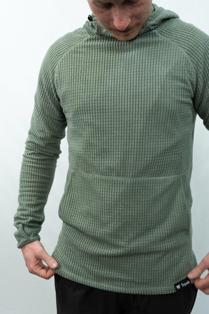 Squak Classic Men’s Microgrid Fleece Hoodie – Lightweight, Breathable Mid-Layer for Hiking, Skiing & Everyday Adventure - Image 6