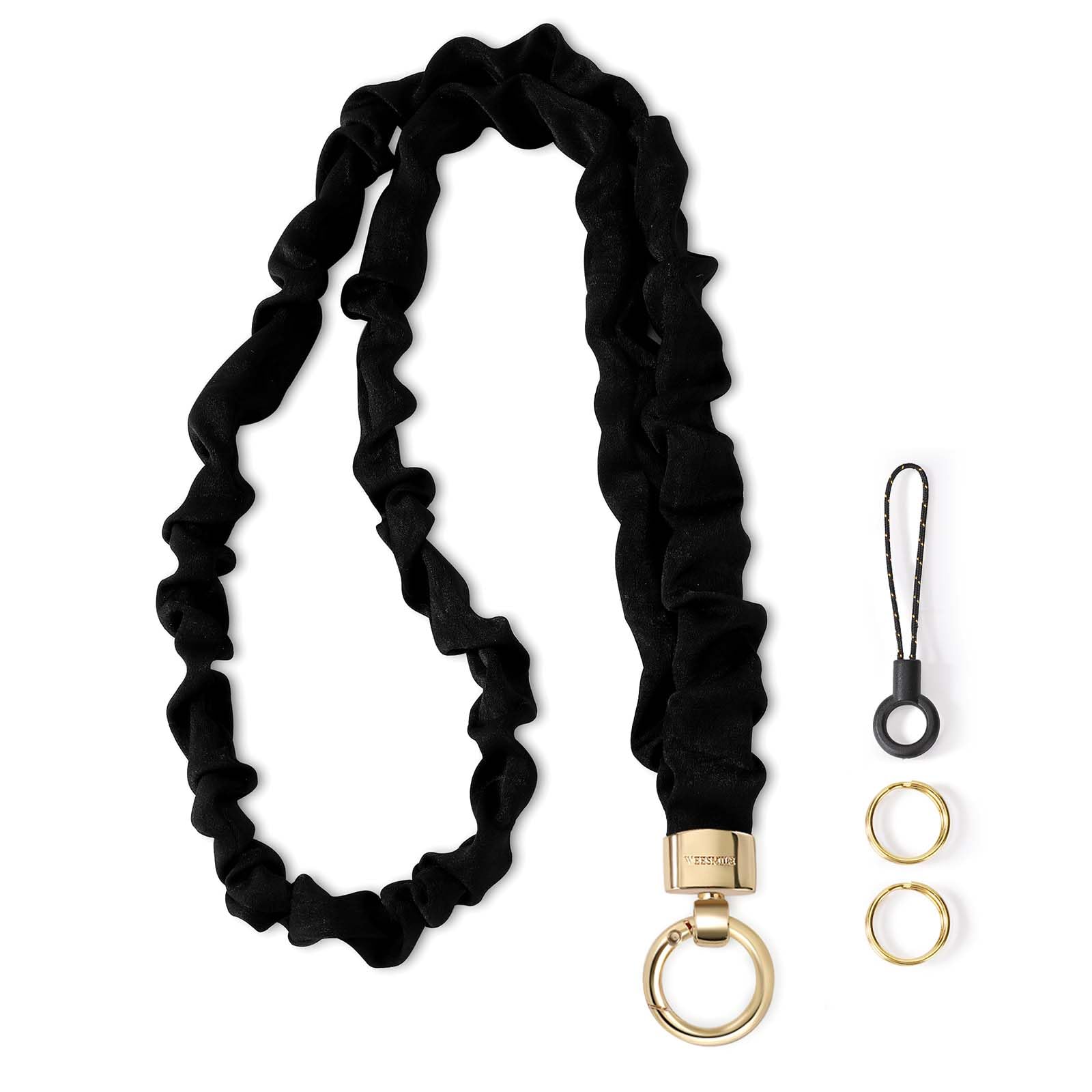 WEESMILE Stretchy Teacher Lanyard for ID Badge, Neck Lanyards for Key Women