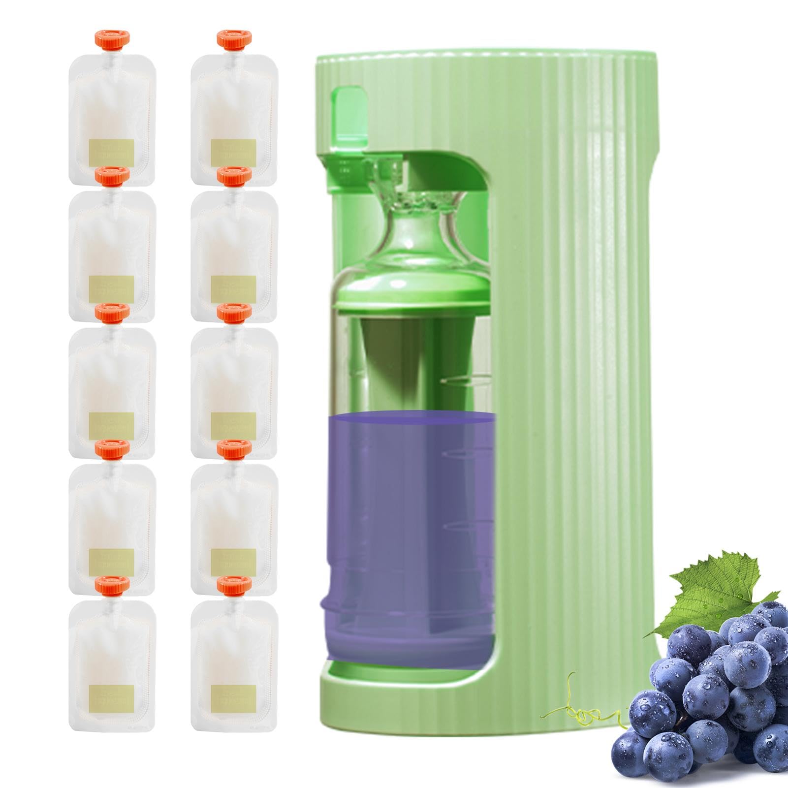 Support Pochette Compote Sans Compression - Kit Rechargeable Pochettes Alimentaires