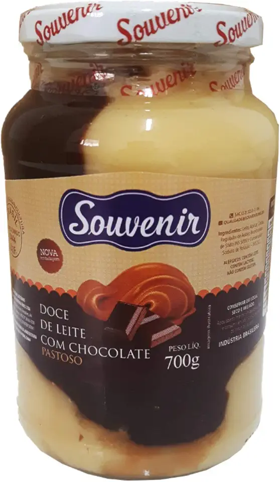 Doce de Leite com Chocolate - Souvenir - 700Gr