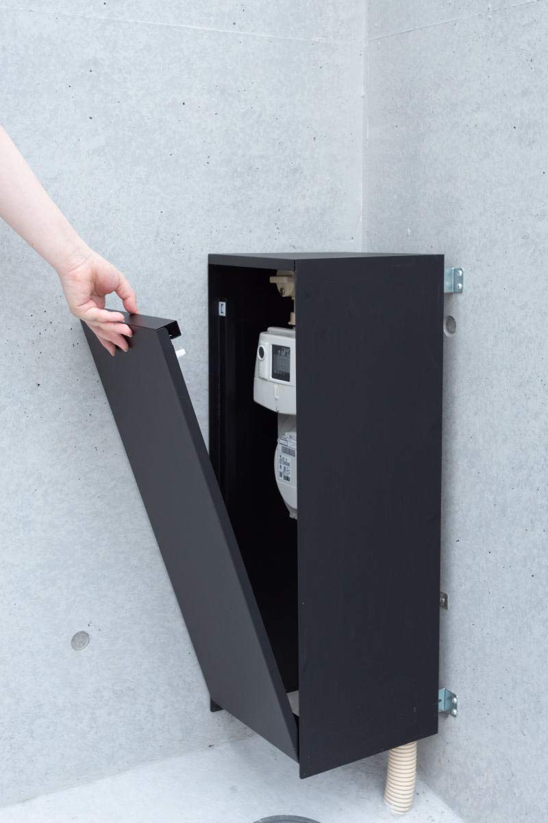 BAKO ガスメーターカバー　GMC70-BK ブラック　森田アルミ工業 Amazon | 森田アルミ工業 BAKO バコ ガスメーターカバー ブラック