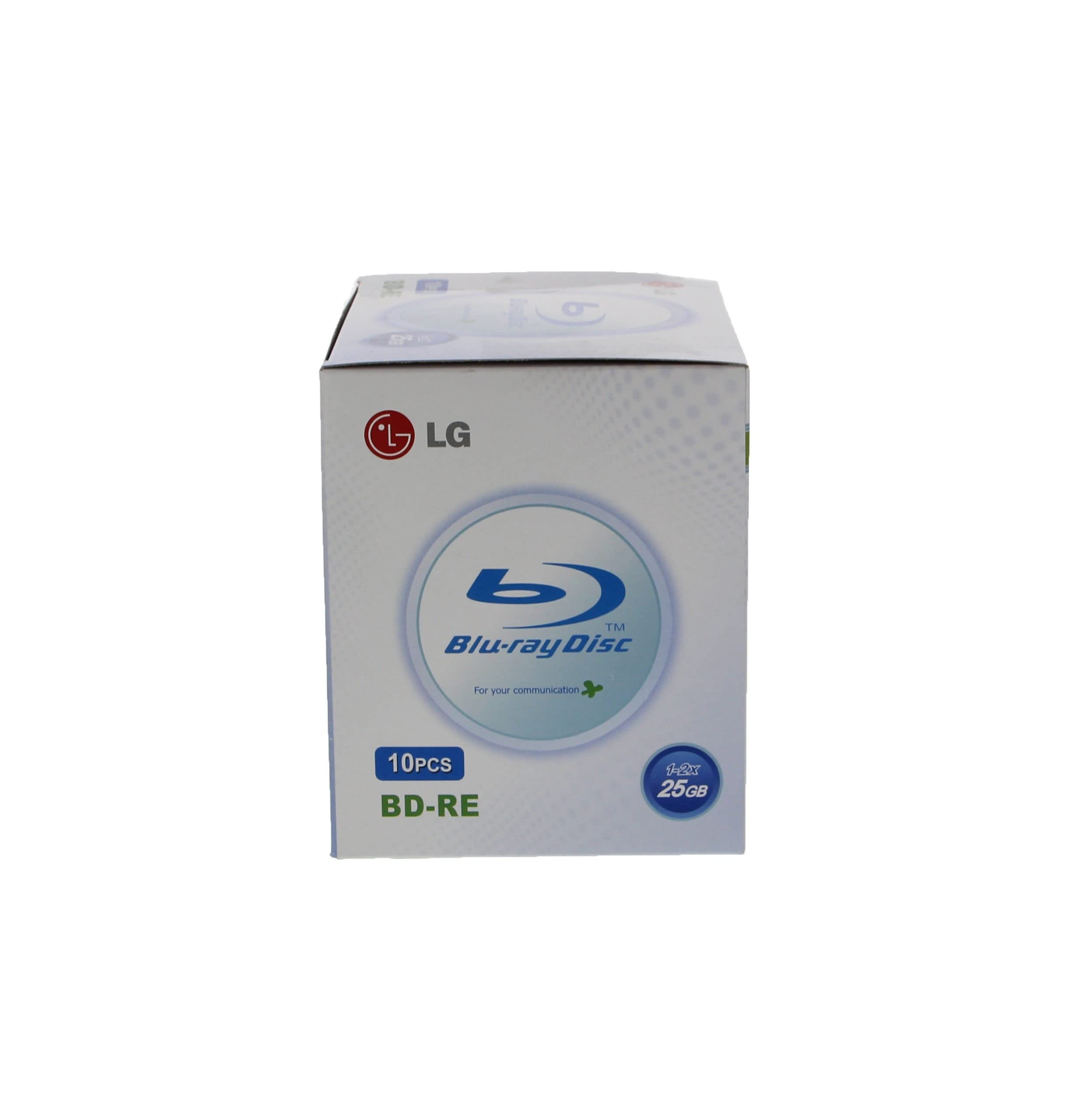 LG Blu-ray BD-RE 25 GB 2 x, conjunto de 10