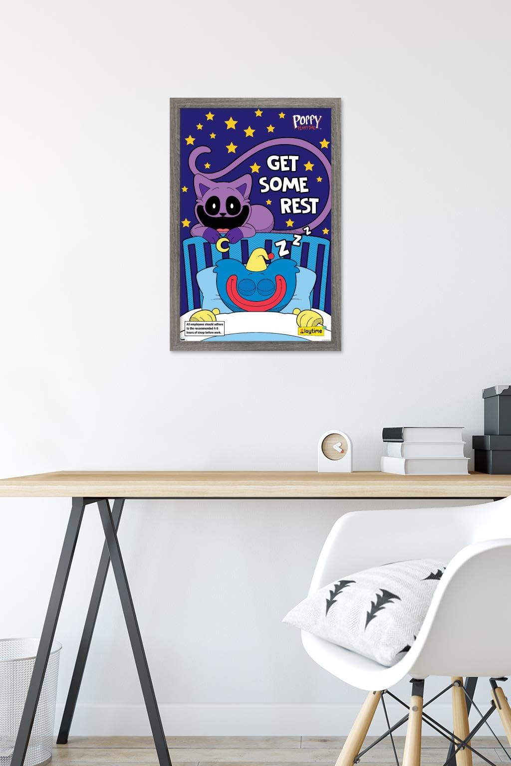 Amazon.com: Poppy Playtime - Huggy Wuggy Get Some Rest Wall Poster
