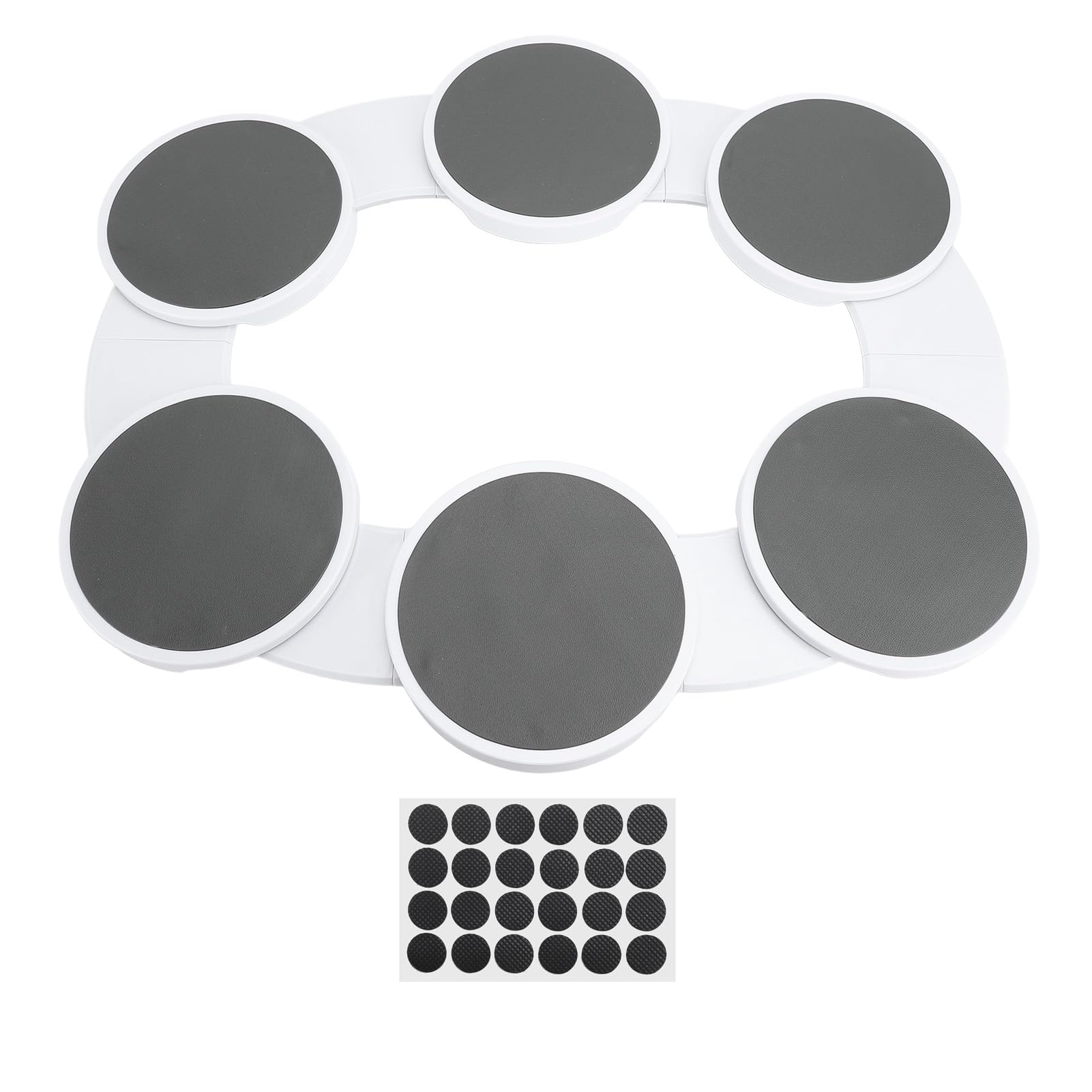 Vassoio girevole a 360°, per tavolo da pranzo e buffet, in plastica ABS, 38,5 cm, perfetto per feste ed eventi