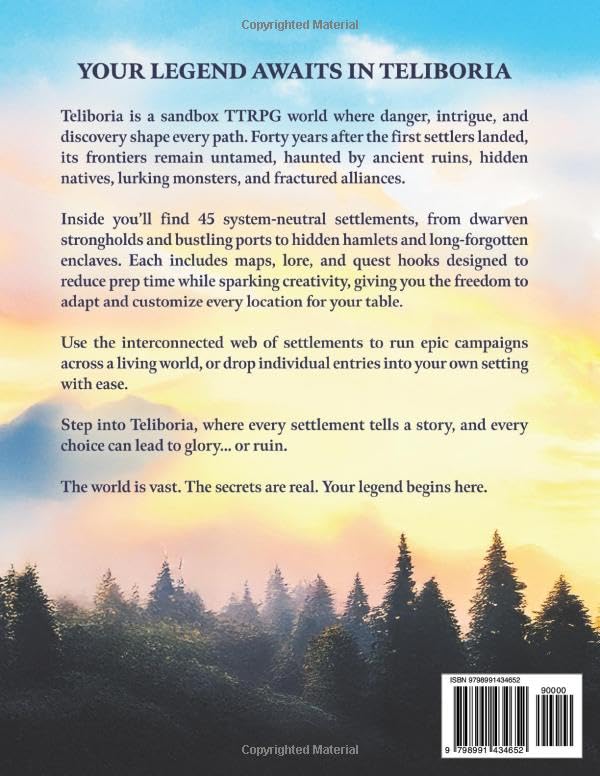 The Chronicles of Teliboria - Settlements of Legend: 45 System-Neutral Settlements with Maps, Lore, and Quest Ideas for TTRPG Campaigns - Image 2