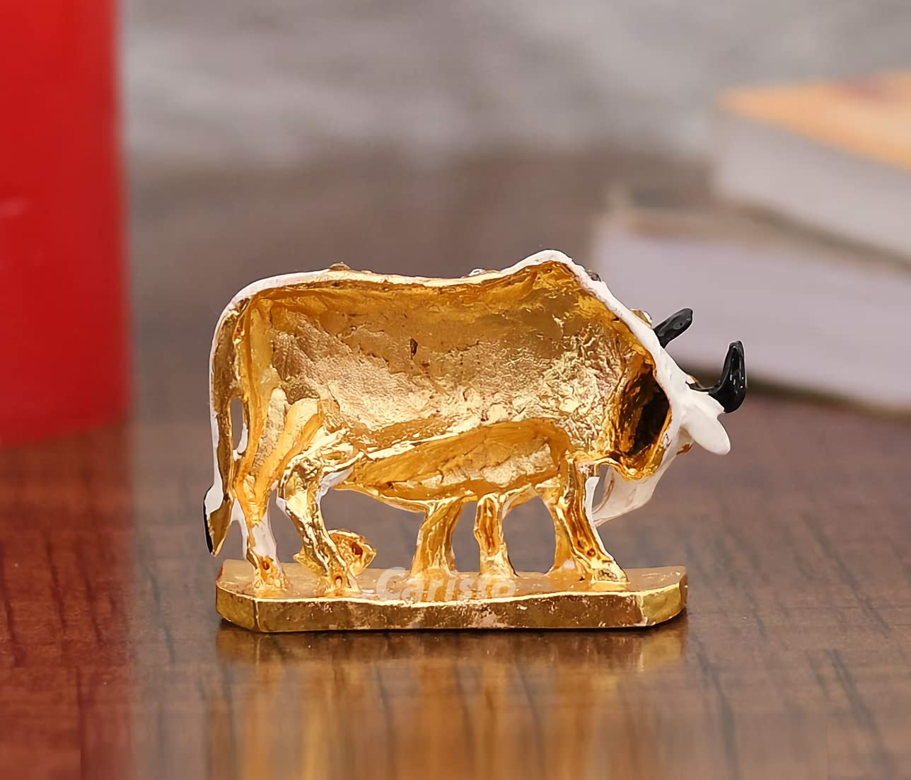 Amazon.co.jp: Caristo Kamadhenu 牛と子牛のアイドル (ID-94