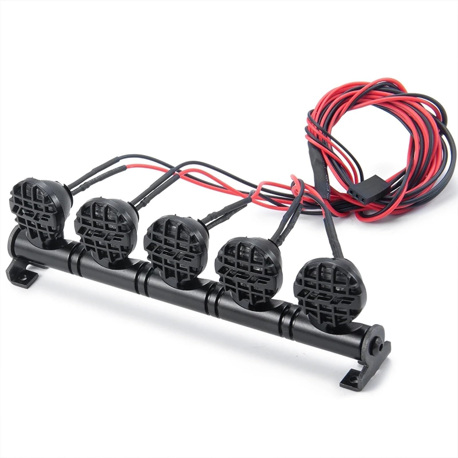 rc Truck Lights kit for Axial SCX10 1/10 RC Crawler Car Simulated Decorations rc Roof Lamp Lights Bar with for IPF Light Cover