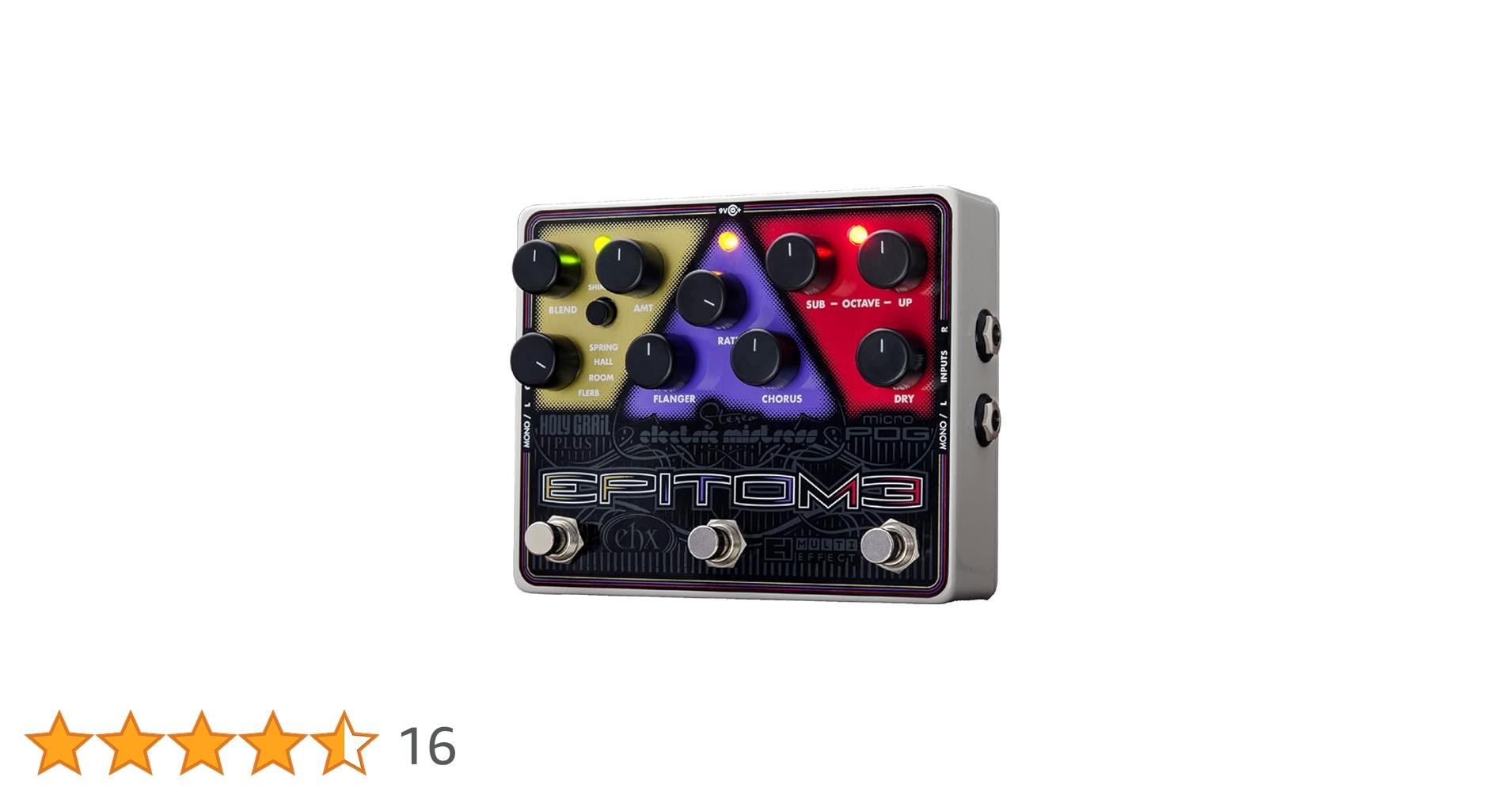 新品 Electro-Harmonix Epitome エレクトロ・ハーモニクス Amazon.com: Electro-Harmonix Epitome Reverb/Flanger/Octave