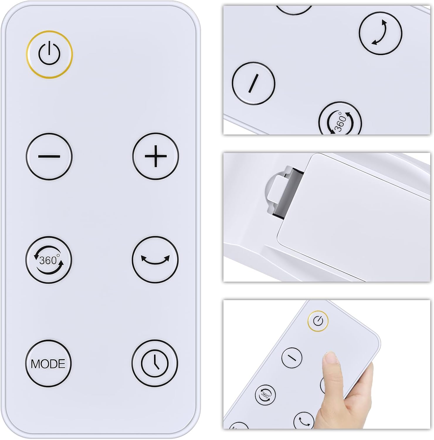 Replacement Remote for IRIS OHYAMA STF-360DC Circulation Fan