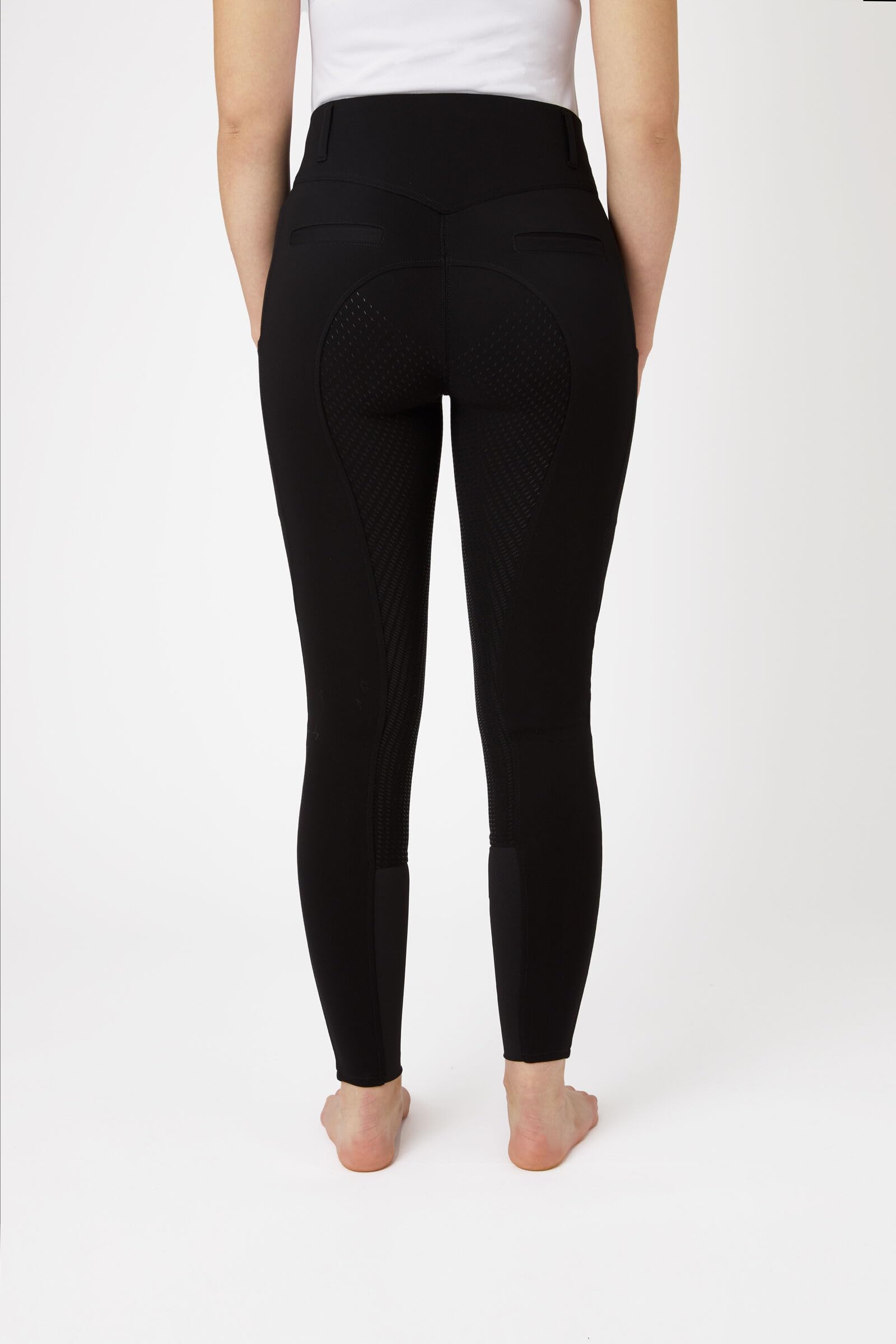 HORZE Mira Culotte d'équitation pour Femmes, Leggings d'équitation avec Poche pour Portable et Fond Complet