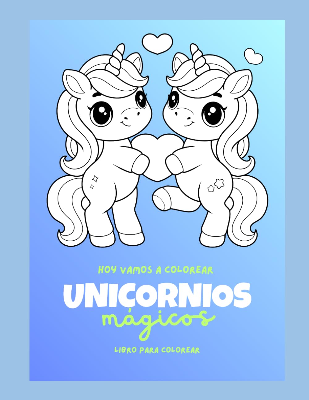 Unicornios mágicos libro para colorear: 50 ilustraciones unicornios mágicos