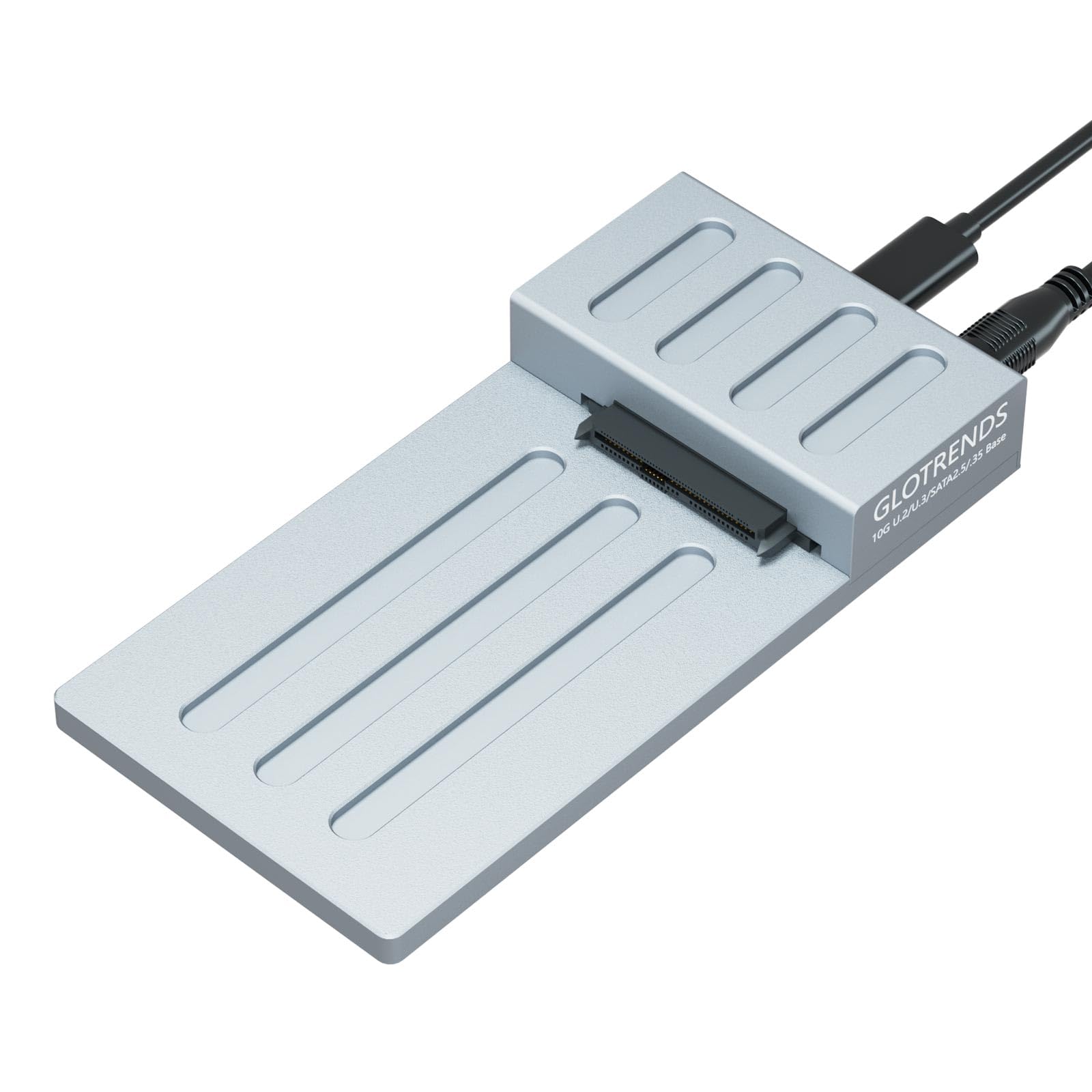 Lector SSD U.2 U.3 de 2.5 pulgadas SATA USB-C 10Gbps GLOTRENDS H7 7
