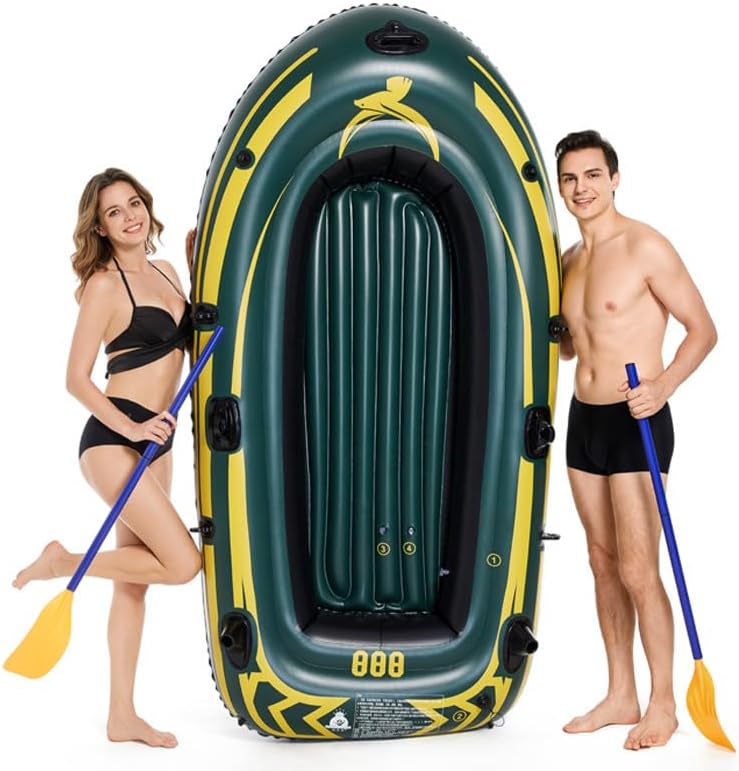 Inflatable Boat Inflatable Kayak Set includes Seat 2-Person Inflatable Fishing Boat Paddle Strong Raft Kayak Hand Pump Comes with repair kit, Storage Carry Bag Great for Adults, Kids and Families Inflatable Boat Inflatable Kayak Set includes Seat 2-Person Inflatable Fishing Boat Paddle Strong Raft Kayak Hand Pump Comes with repair kit, Storage Carry Bag Great for Adults, Kids and Families