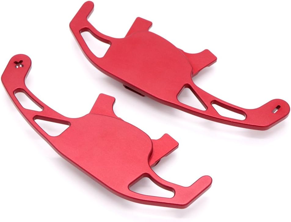 HIGH FLYING Steering Wheel Shift Paddles Shifter Replacement Kit RED for VW Volkswagen Golf MK7 GTI R R-line 2014-2021 (Red)