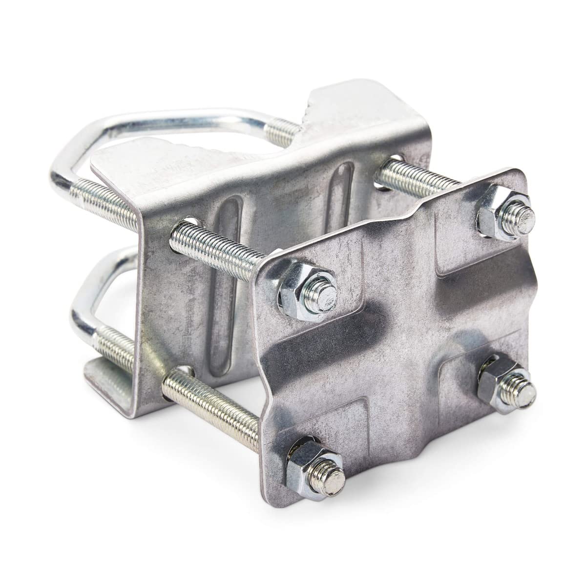 PTP-20 8 Nut Pole To Pole Clamp, Silver - Image 2