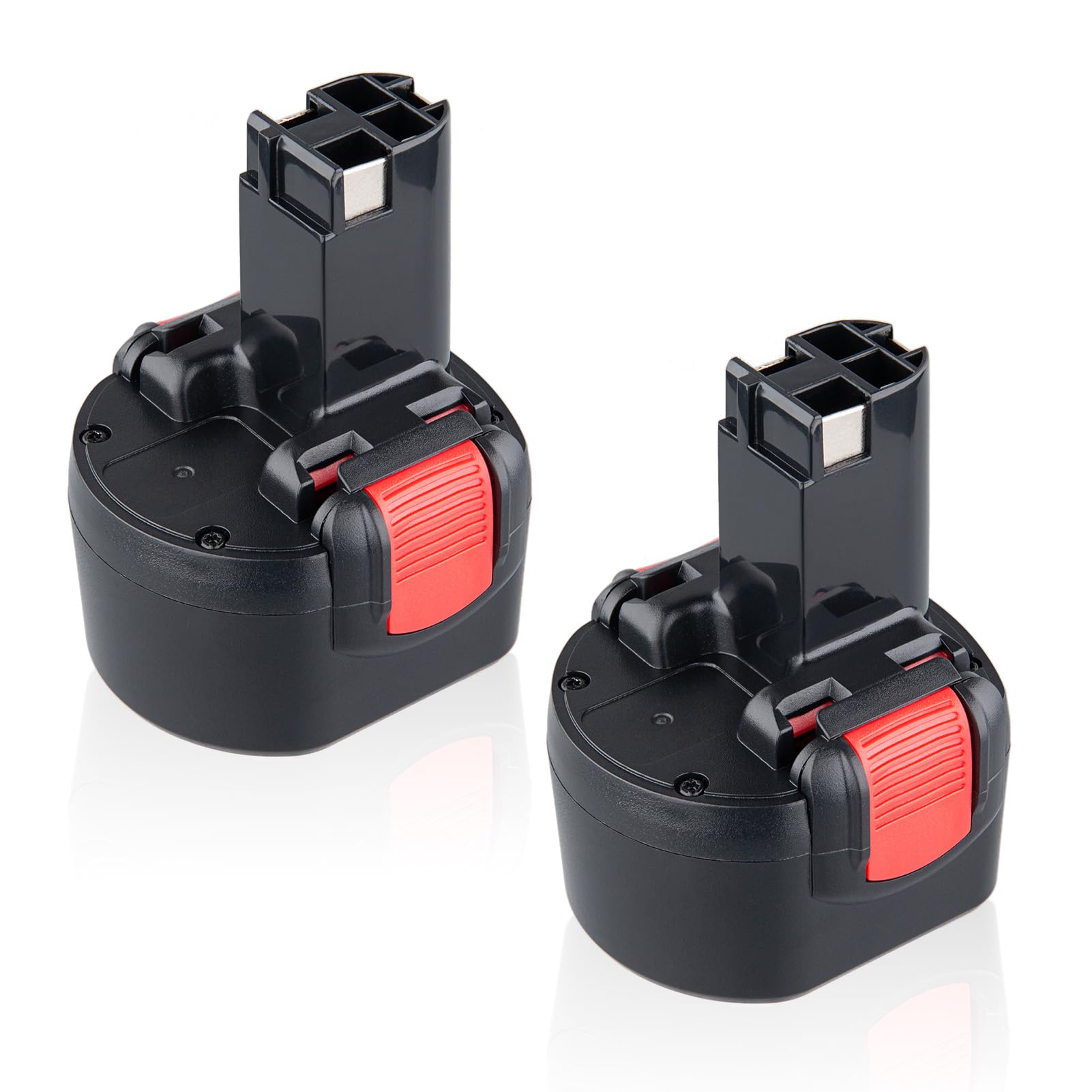 2-Pack 4.8Ah NiMH Replacement for Bosch BAT048 BAT049 BAT100 BAT119 9.6V