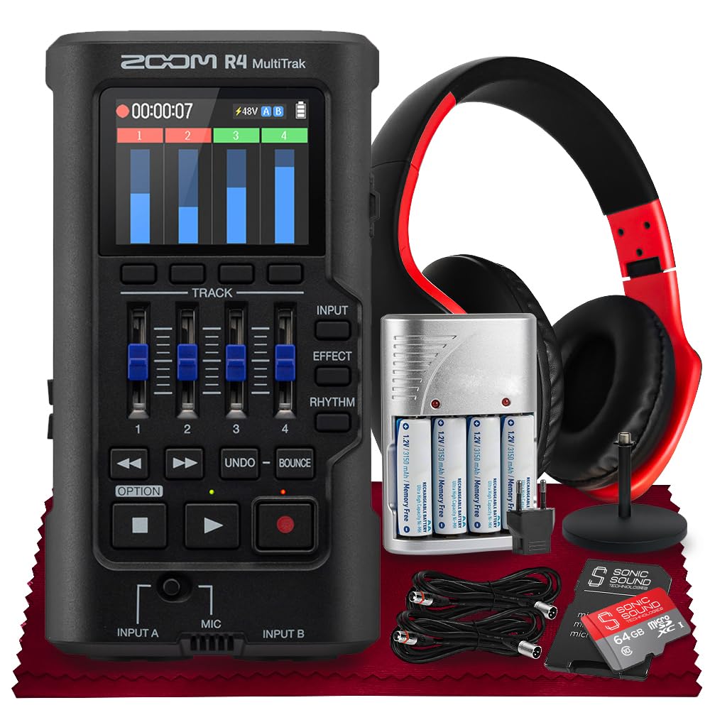 Amazon.com: Zoom R4 Multitrak - 32-Bit Float Recorder, 4-Track
