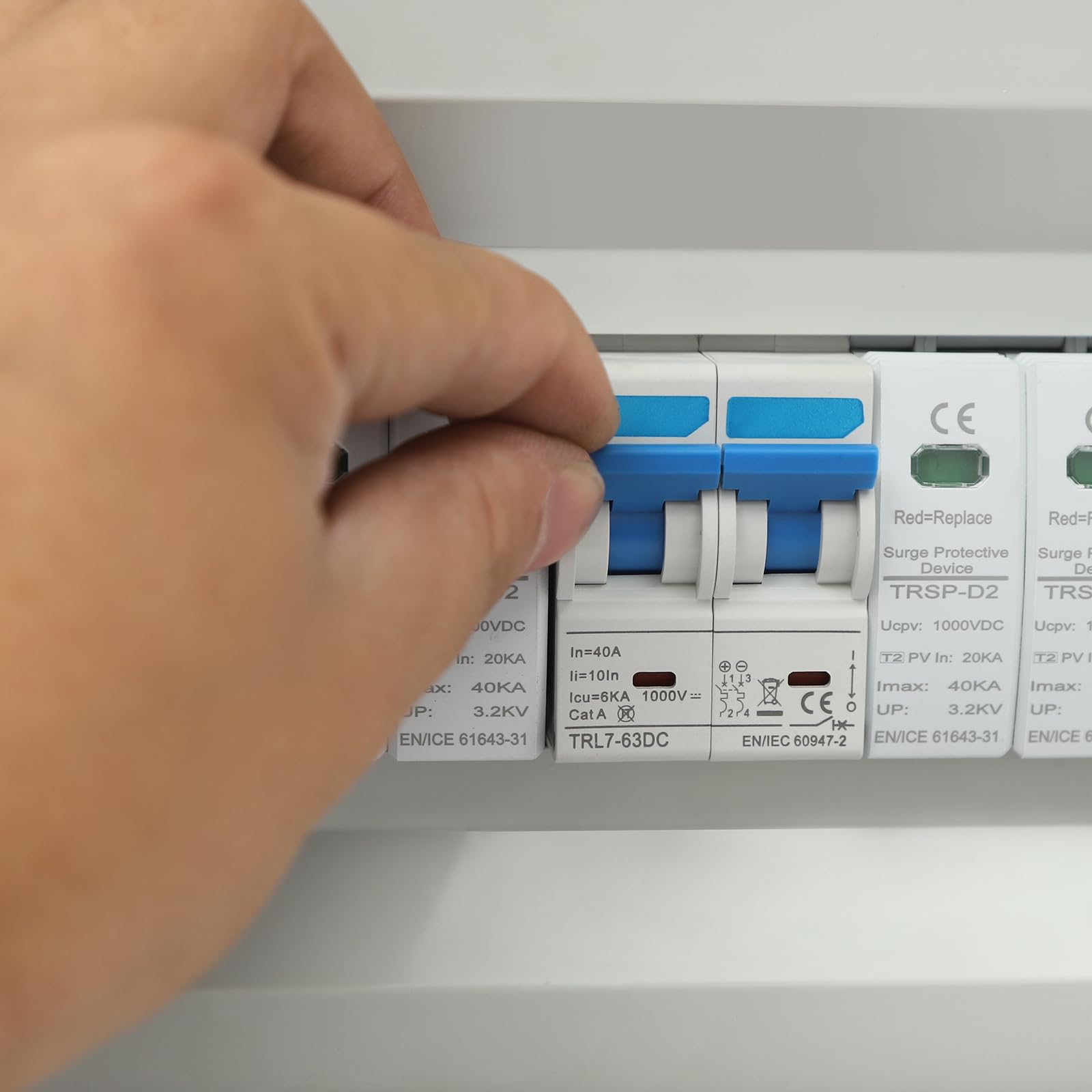 Interruttore di separazione PV DC IP65 impermeabile protezione da sovratensione sovraccarico fulmine IK10
