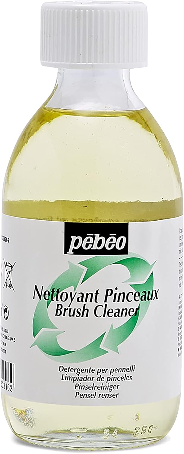 Pebeo 245 ml Brush Cleaner, Transparent