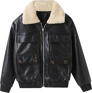 Casaco infantil jaqueta de inverno para meninas meninos e crianças, lindo à prova de vento, quente, bolsos grossos, casaco de inverno para meninos tamanho 8