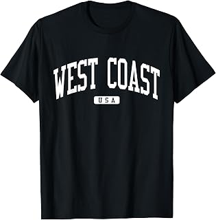 West Coast College University Style T-Shirt