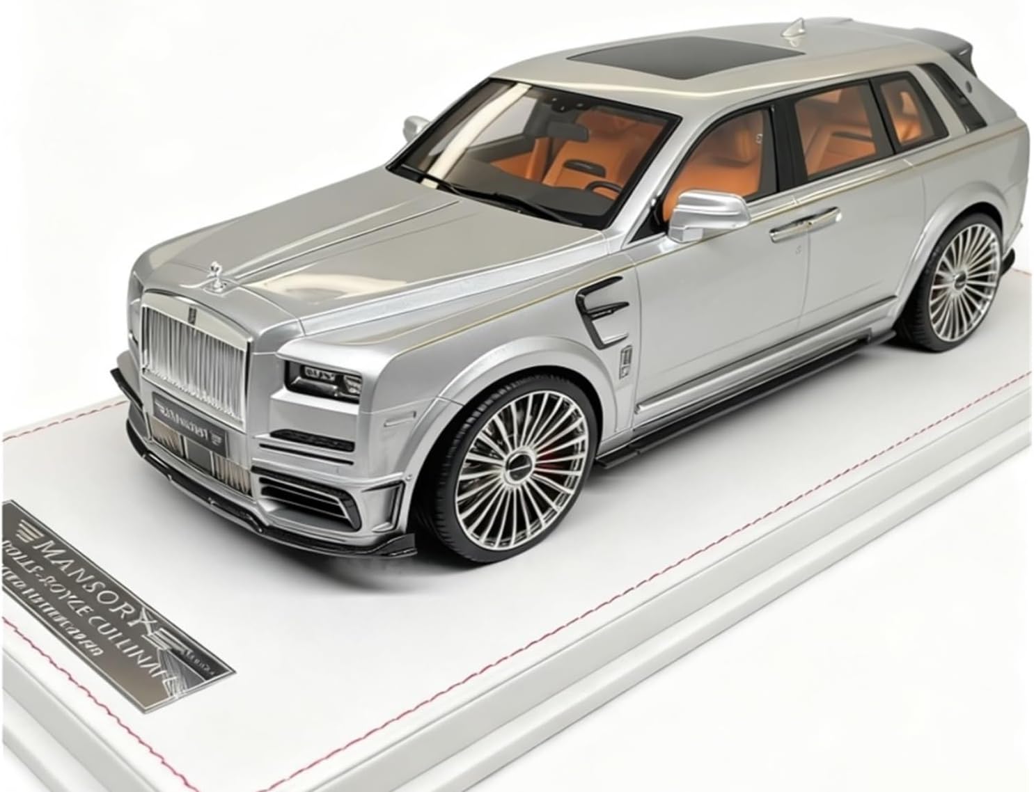 Model Toy Car 1:18 for Rolls-Royce Cullinan MANSORY Resin Collectable Model Toy Car Audiophile (Blue)