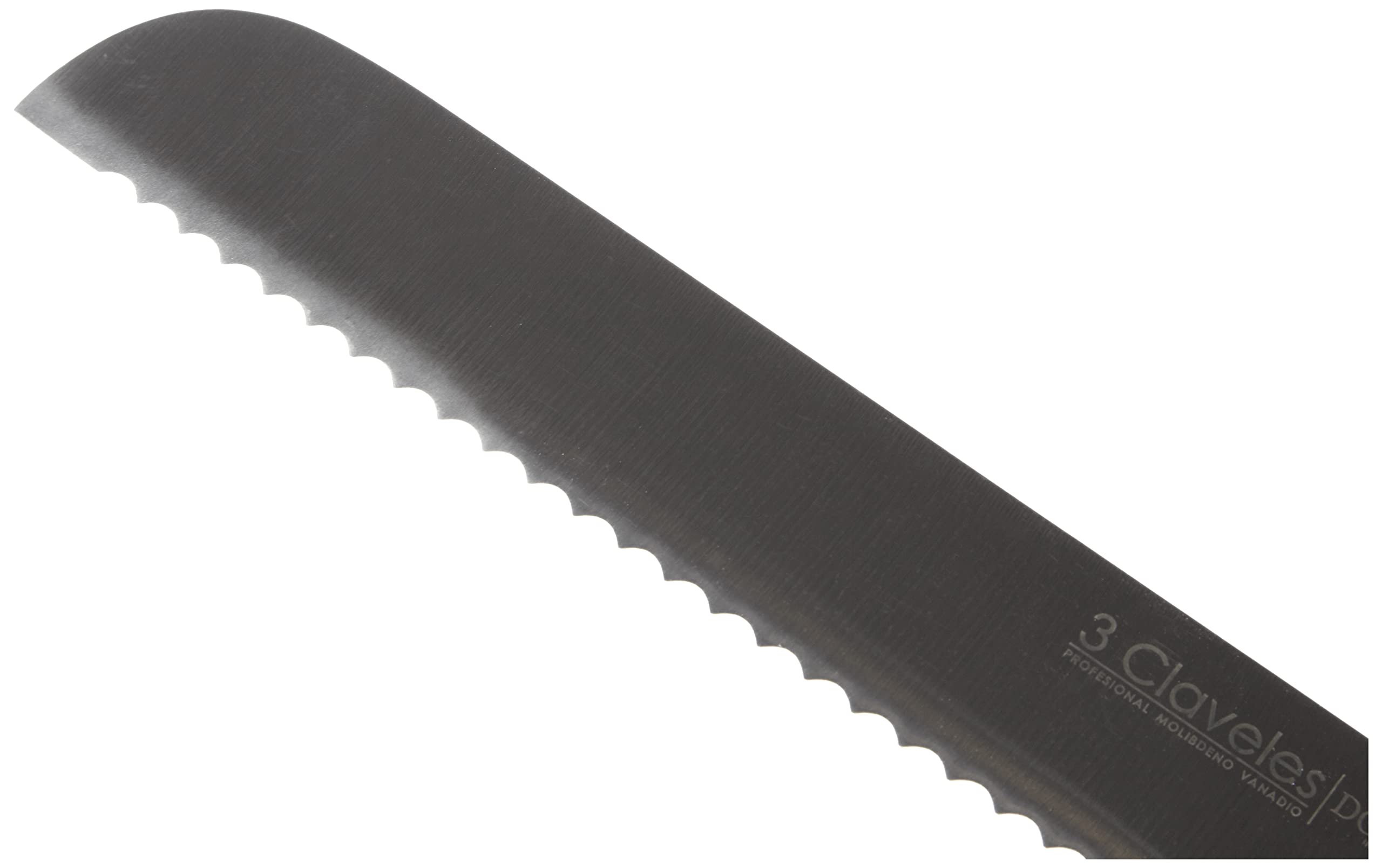 Coltello Da Cucina Domvs 20 Cm - 3 CLAVELES - Lama Larga In Acciaio Inox, Manico Nero - 4