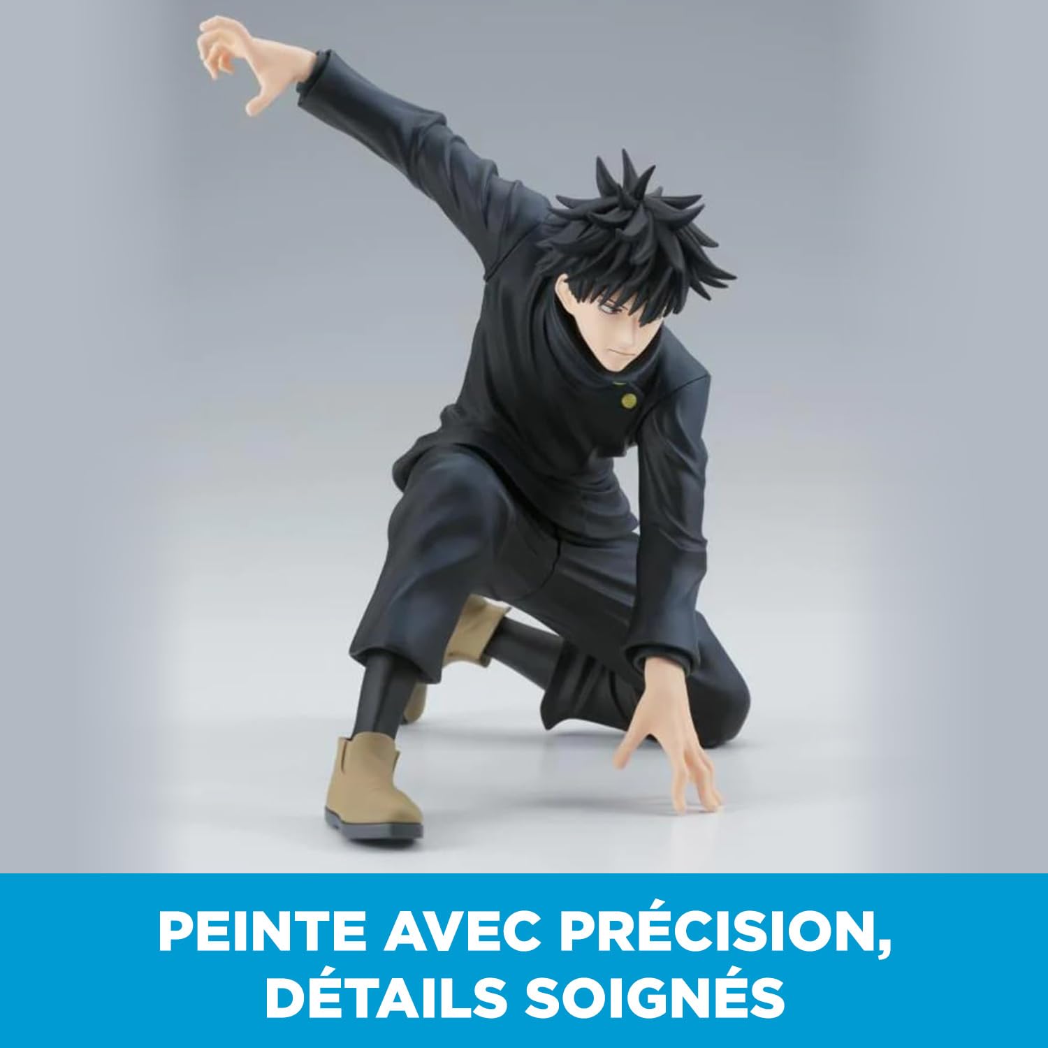 Bandai - Banpresto - Jujutsu Kaisen - Megumi Fushiguro - Figurine de Collection Maximatic - Grande Figurine Megumi Collector 13cm - Licence Officielle Jujutsu Kaisen - Idée Cadeau Manga - BP19157
