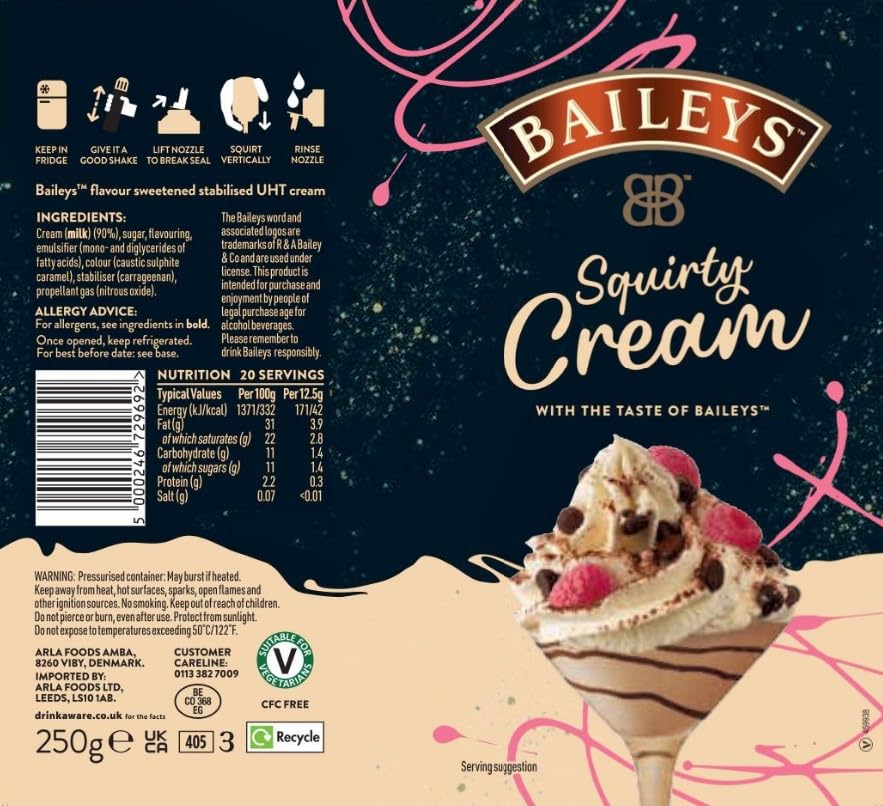 Baileys Dublin Liqueur Arome Caramel 700 ml