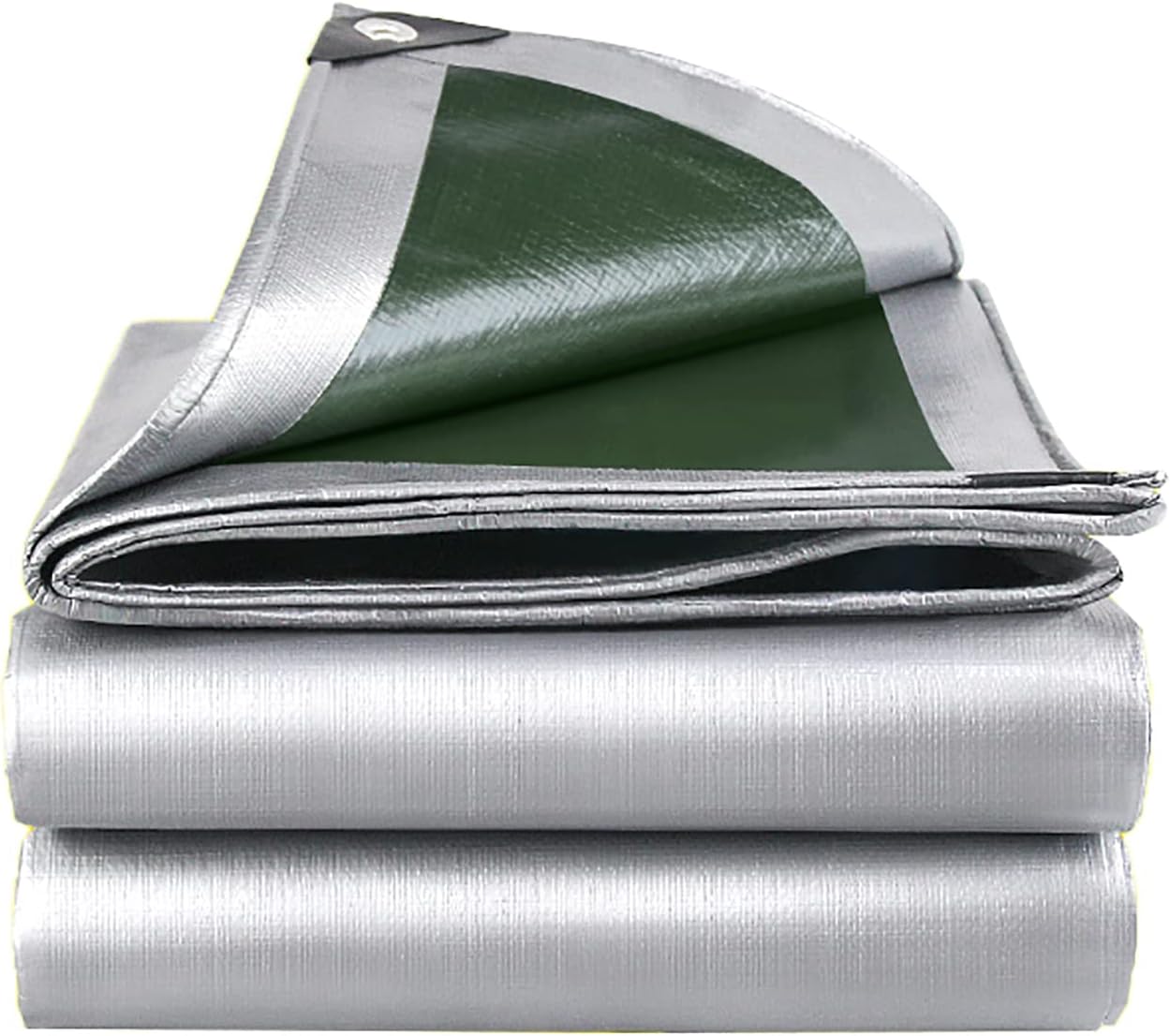 Hm Vicyy Waterproof Multi-Purpose Tarpaulin, Heavy Duty Tarp With Reinforced Eyelets, PE Blue Sheet Cover for Outdoor Camping, 160g/m²