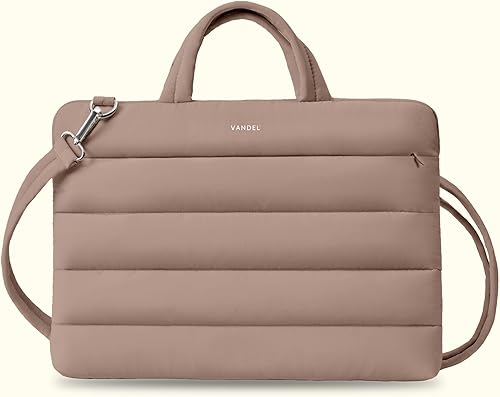 Miniatura 9 de Vandel Funda de transporte para laptop de 13 a 14 pulgadas con correa, bolsa de hombro con asa, bolsa de computadora portátil de 14 pulgadas para