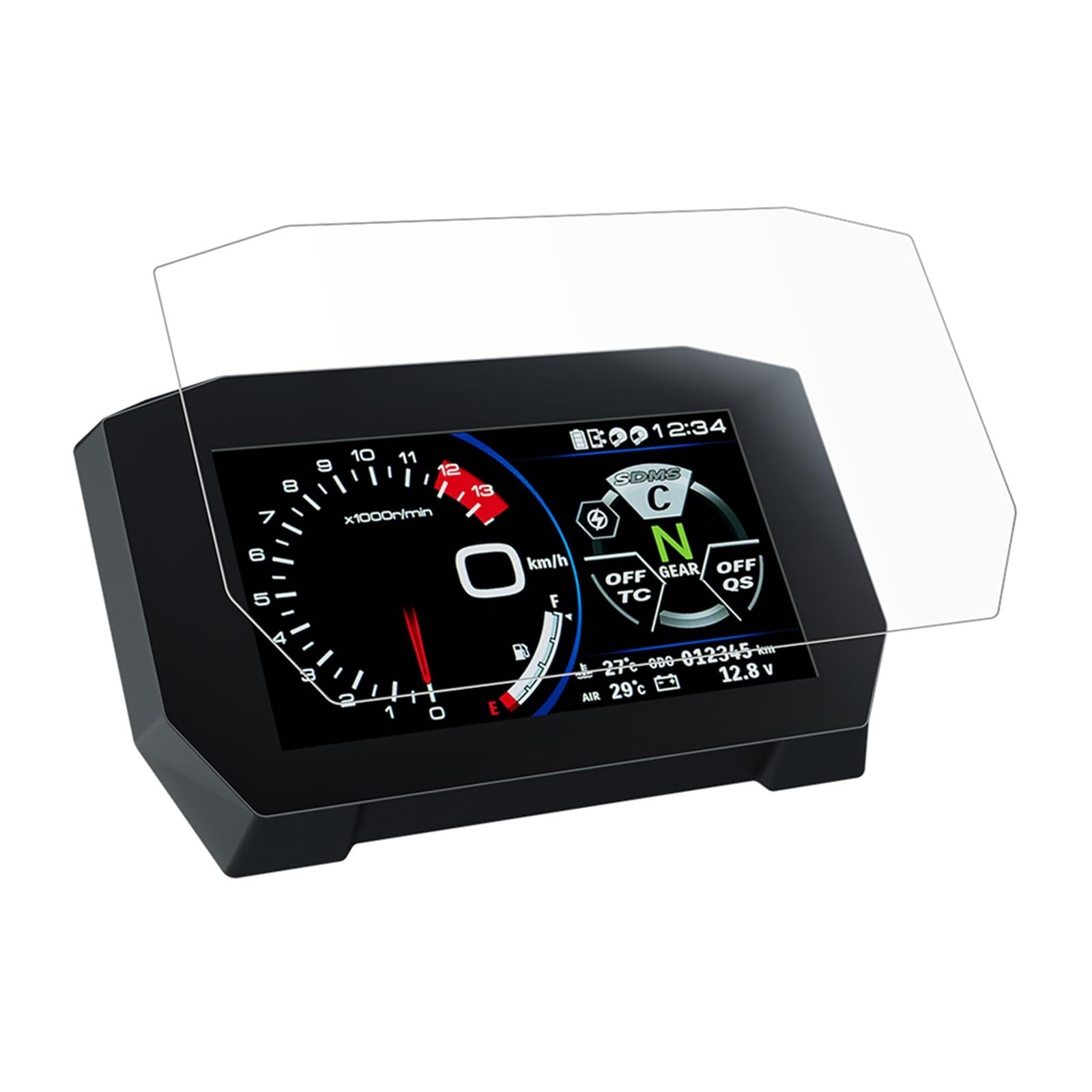 Film de protection tableau de bord Suzuki GSX-S1000GT 2022-2023 anti-rayures