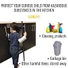 10 Pack Child Cabinet Locks, Baby Proofing Safety Locks for Cabinets, Drawers, Appliances, Easy Installation, No Drilling Required, Ideal for Toddlers and Babies (10P white)
