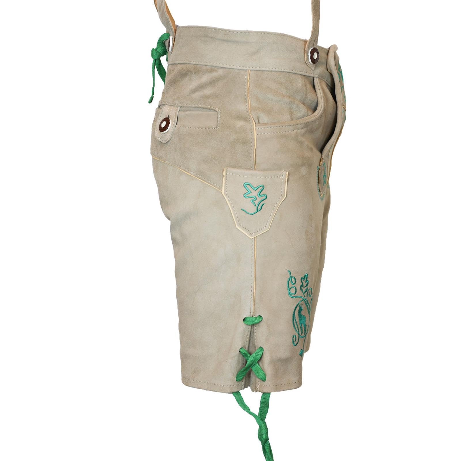 Kinder Trachten Lederhose Erwin Braun Kinderlederhose kurz Ziegenleder