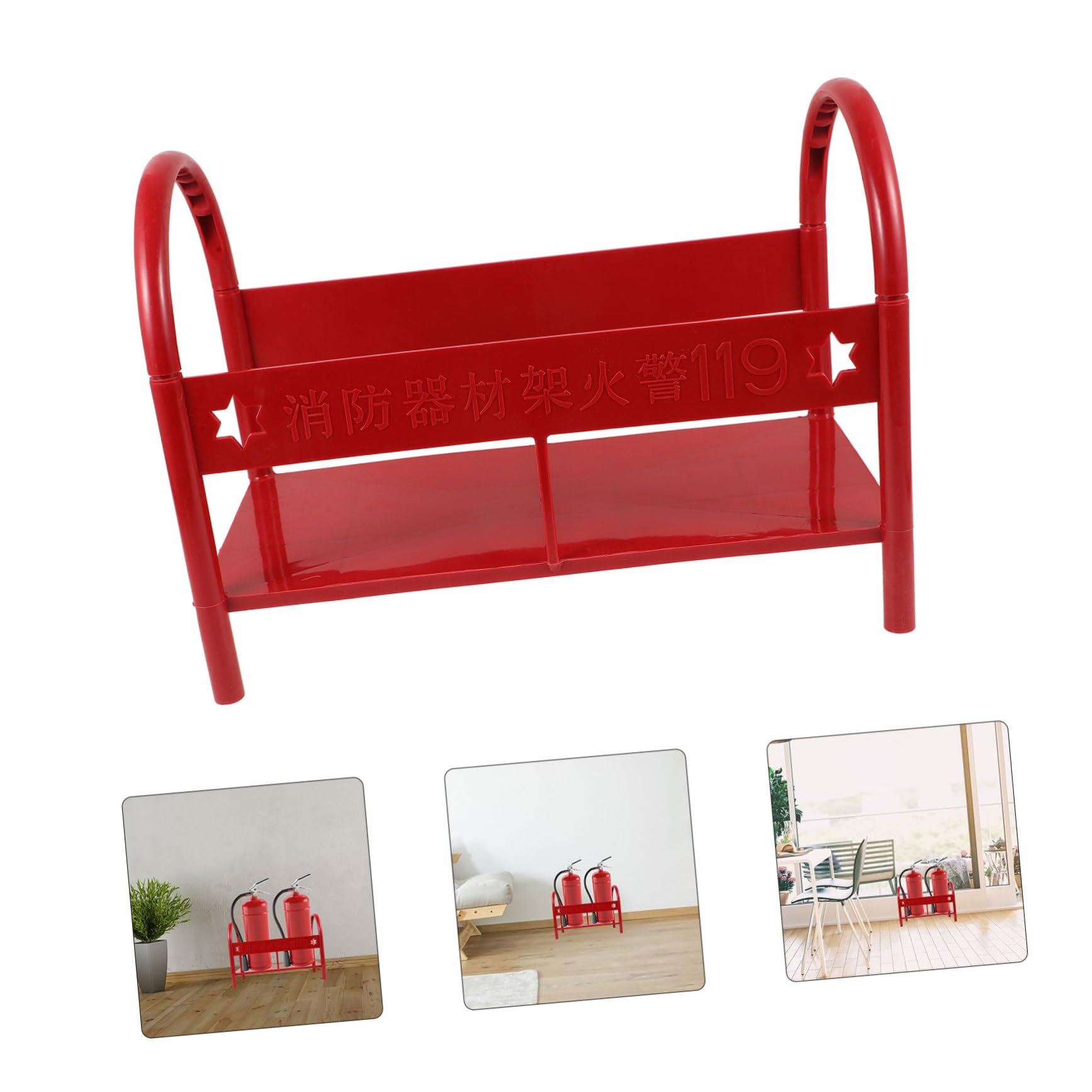 Ciieeo Base Para Extintor De Incendios De Plástico Para 3-5 Kg Soporte Compacto y Estable Para Extintor Doméstico Portátil Kit De Montaje Seguro