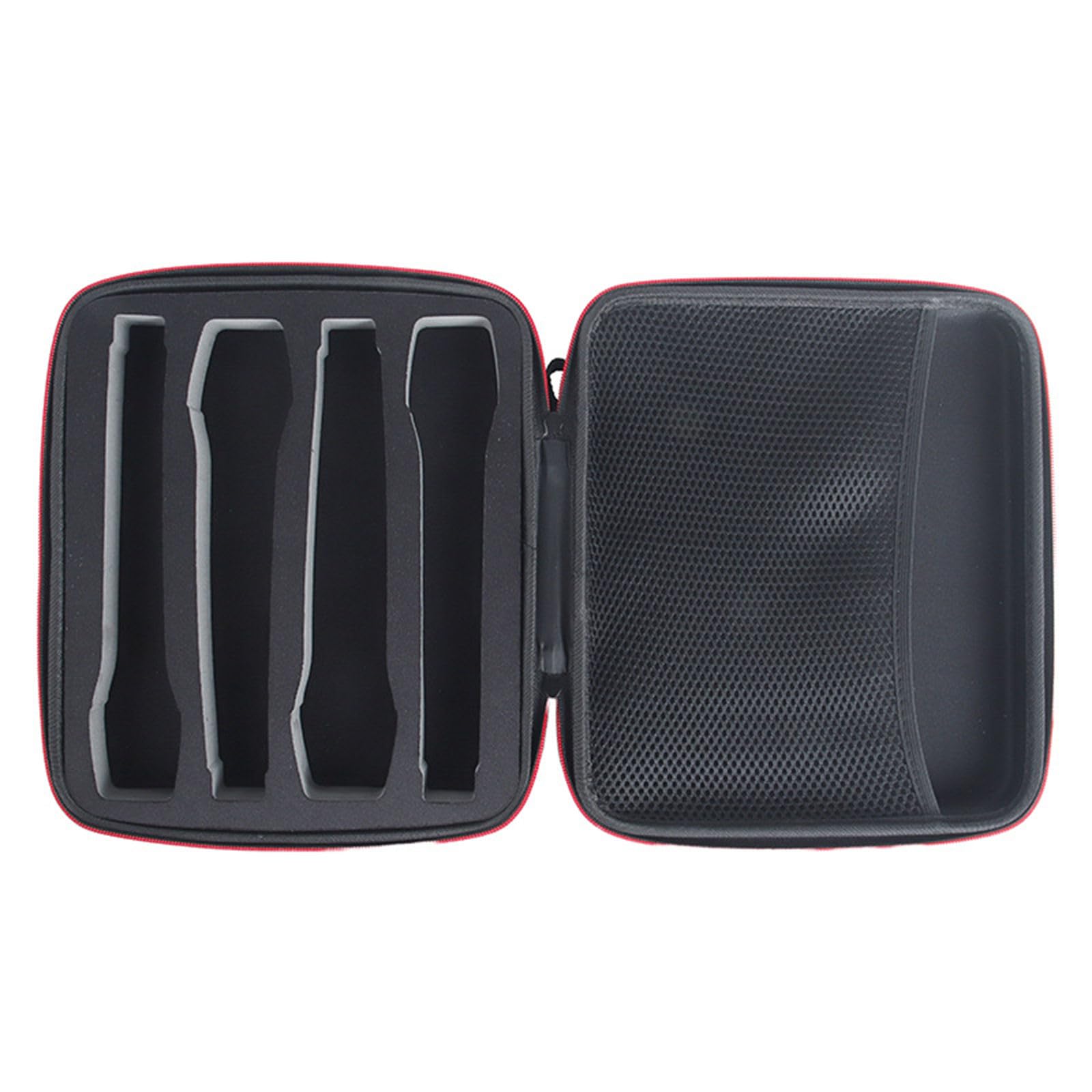 Étui de transport pour microphone portable - Boîte de rangement rigide pour 4 micros portatifs - Fermeture sécurisée - Support de microphone de voyage