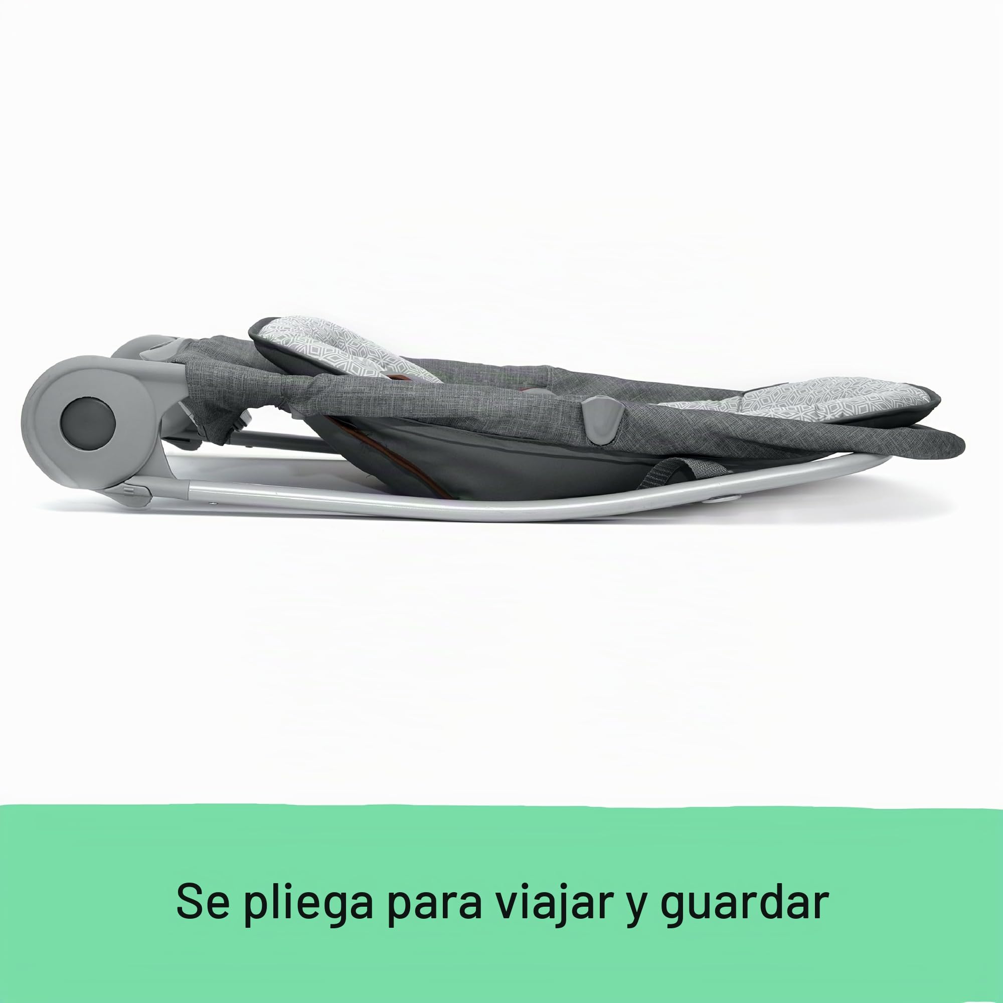 Summer Dúo de hamaca y mecedora 2 en 1, práctica mecedora y hamaca portátil para bebés con juguetes blanditos y vibraciones relajantes