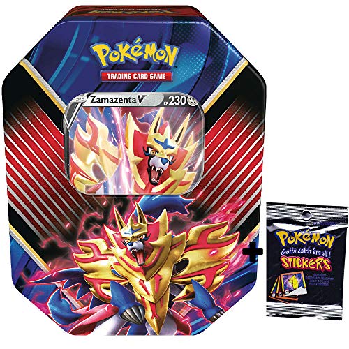 Preisvergleich Produktbild CAGO Pokemon - Sommer TIN 2020 - Zamazenta V + Sticker GRATIS - Deutsch