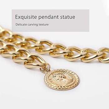 ライオンデザインチェーンベルト Amazon.co.jp: LumiSyne ファッション チェーンベルト