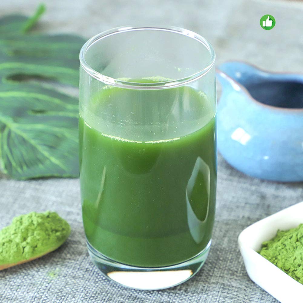 Plant Gift 100% Pure Spinach Powder 菠菜粉 Polvo natural, excelente sabor para bebidas, batidos, yogur, horneado, galletas, pasteles y bebidas, polvo no GM, 100g / 3.25oz