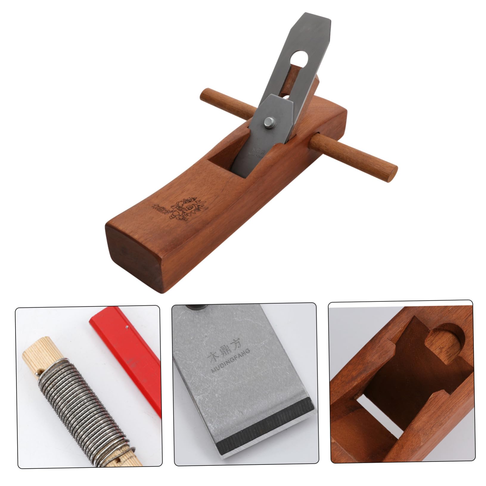 Ipetboom Pialla Manuale in Legno Resistente con Tagliente in Metallo Affilata per Falegnameria Utensile Artigianale per Lavorazione Precisa del Legno per Carpentieri e Appassionati di
