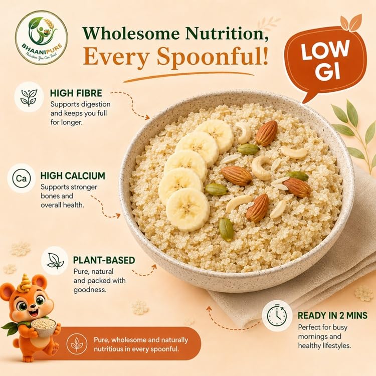 Image of Kodo Millet Flakes 250g | Gluten Free Kodo Poha Cereal | High Fiber Vegan Breakfast | Nutritious Millet Flakes