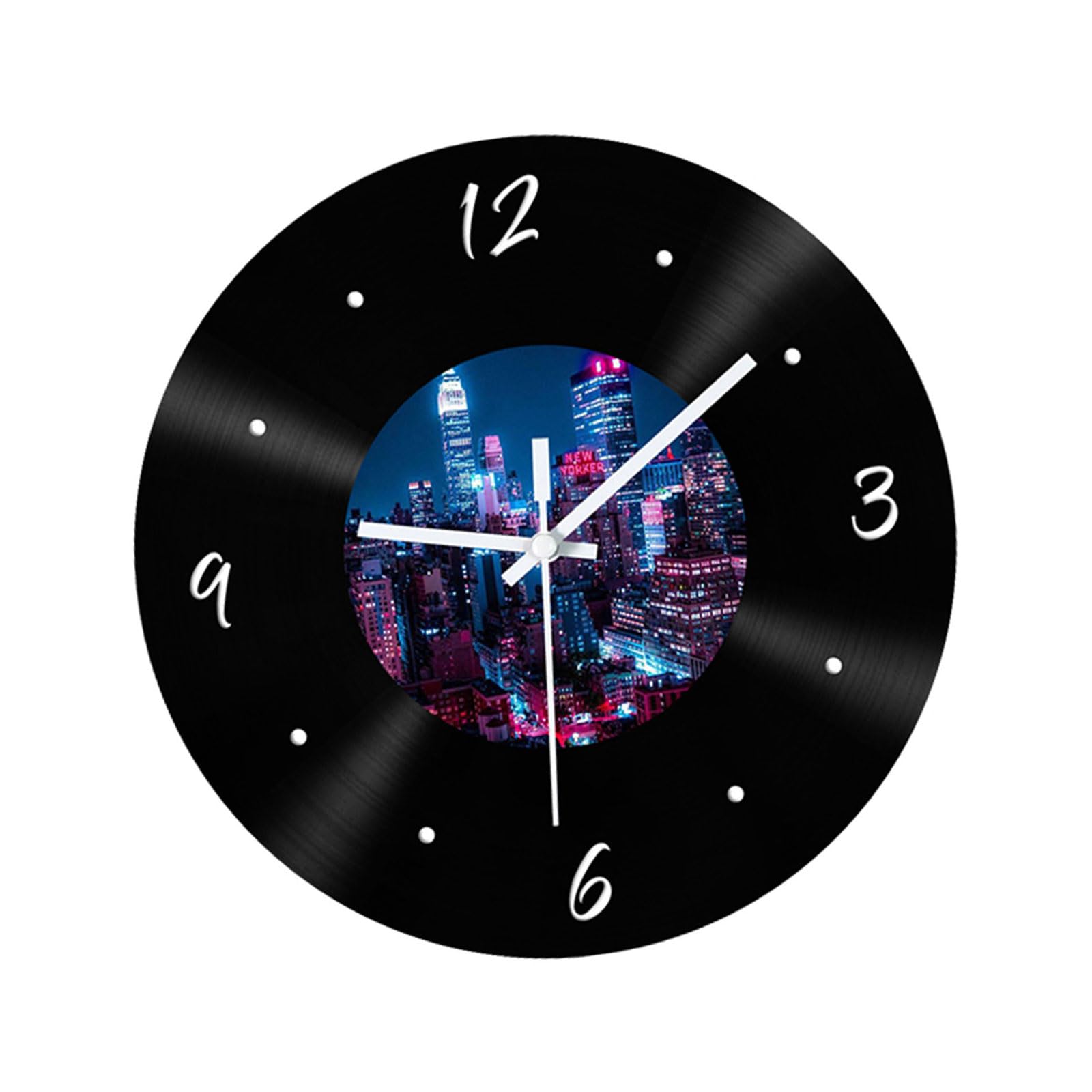 Buxuaaaa Silents Wall Clock Light in Weight Wall Mounted Perfect for Cafes Bedroom Silents Clock