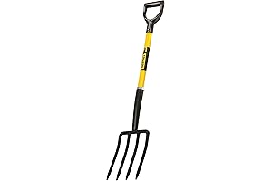 Truper 30299 Tru Pro Spading Fork, 4-Tine, Fiberglass D-Handle, 30-Inch: The Perfect...