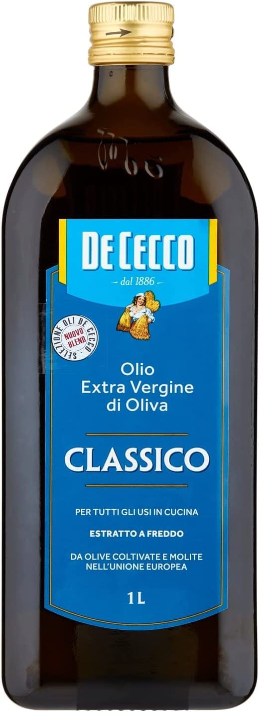 6x De Cecco Classico Natives Olivenöl Extra Olio Extra Vergine 1 Lt nativ