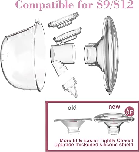 Miniatura 3 de bliblo Extractor de leche portátil, accesorios para copa de recolector de leche, compatible con NaNaLazyMomcozyTSRETE S9S12 compatible con extractor