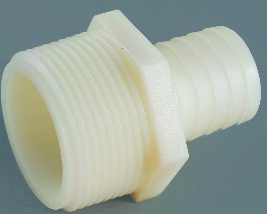 ANDERSON METALS 53748-1212 3/4 x 3/4Mgh Barb Adapter