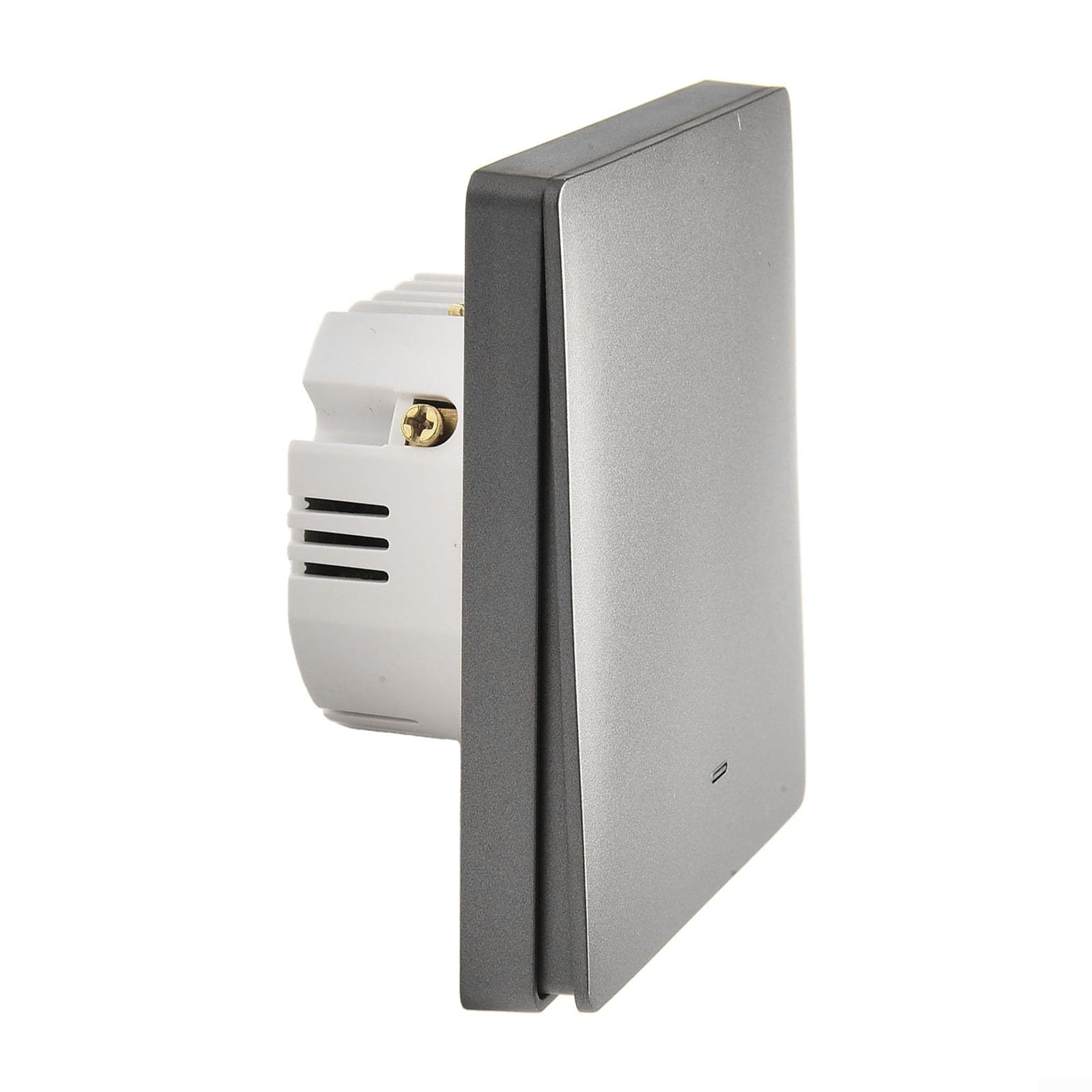 HpLive Interruptor de luz inalámbrico inteligente sin interruptor de luz ZigBee, sin cable neutro para Tuya Smart Home, para Alexa y Google Home (1 en gris)