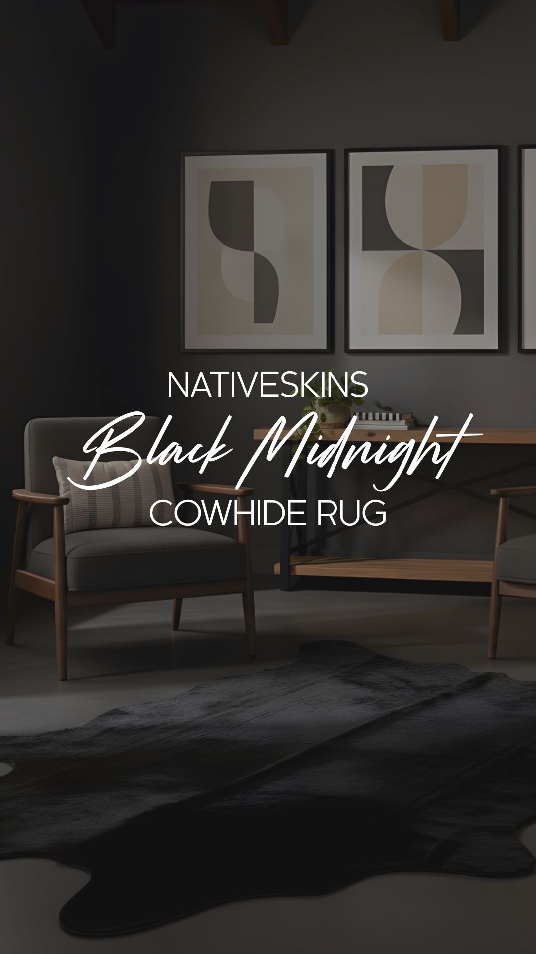 Tapete decorativo NativeSkins Black Midnight 125x94 cm miniatura 7